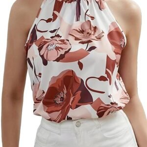 Bollyclues Women's Printed Rayon Shirt Top